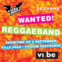 Villa Pace zoekt een reggaeband